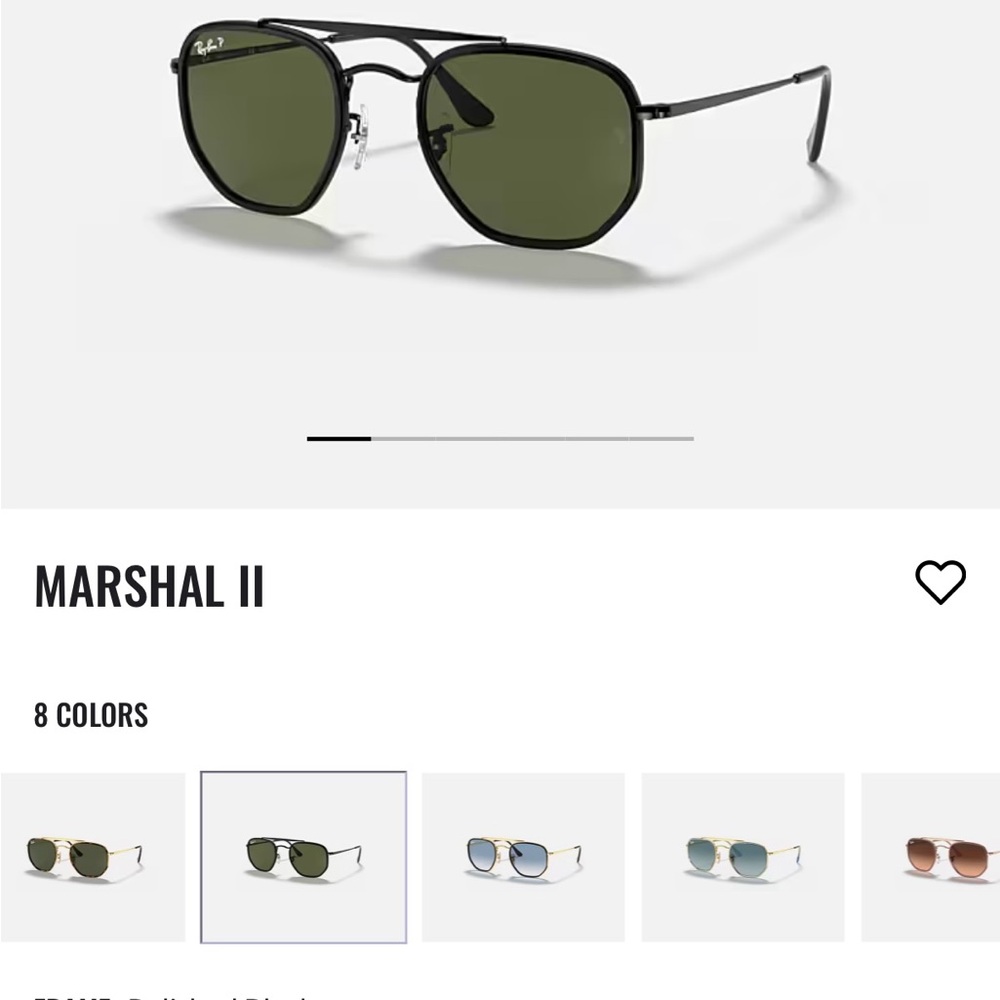 Ray-Ban Black Aviator Sunglasses - Picture 4 of 4